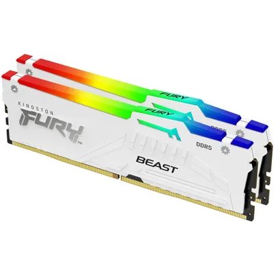 оперативная память Kingston Fury Beast White RGB Expo KF556C36BWEAK2-64