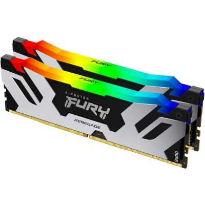 оперативная память Kingston Fury Renegade Silver RGB KF576C38RSAK2-32