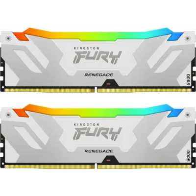 оперативная память Kingston Fury Renegade Silver/White RGB XMP KF580C38RWAK2-32