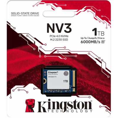 SSD диск Kingston NV3 1Tb SNV3SM3/1T0 Бело-синий