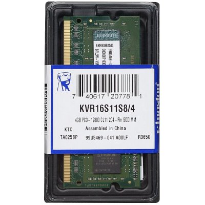 оперативная память Kingston ValueRAM KVR16S11S8/4WP