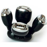 разветвитель USB Konoos UK-01 черный