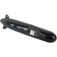 разветвитель USB Konoos UK-40 черный