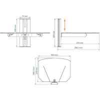 кронштейн Kromax R-MONO черный