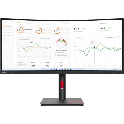 монитор Lenovo ThinkVision T34w-30 63D4GAS1CB Черный