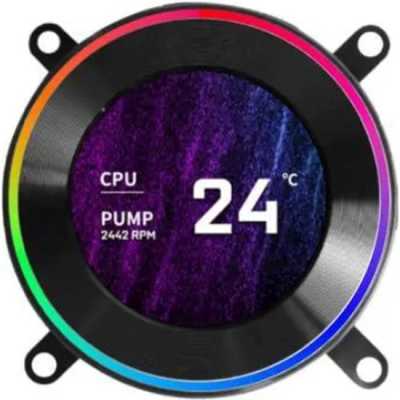 система водяного охлаждения Lian Li HydroShift II LCD-C 360CL ARGB Black Черный
