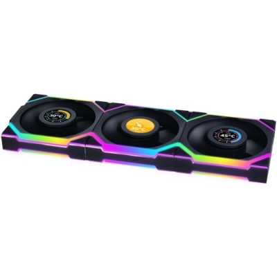 кулер Lian Li Uni Fan SL Wireless 120 LCD ARGB Black 3 Pack
