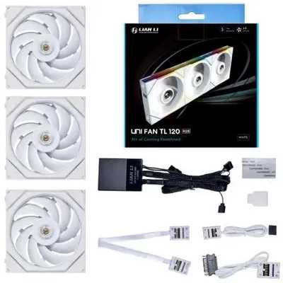 кулер Lian Li Uni Fan TL 120 ARGB White 3 Pack