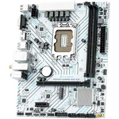 материнская плата Maxsun B660M Gaming WiFi ICE Белый