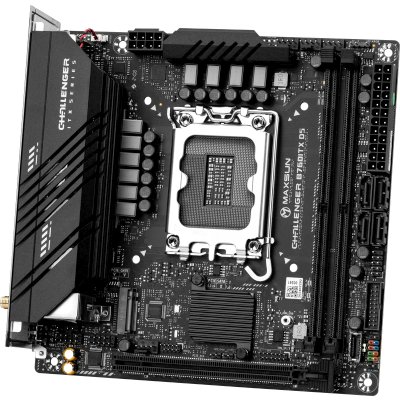 материнская плата Maxsun Challenger B760 ITX D5 WiFi
