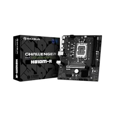 материнская плата Maxsun Challenger H810M-R Черный