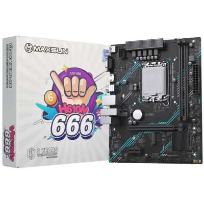 материнская плата Maxsun H610M 666 WiFi6