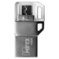 флешка Mirex 16GB 13600-ITRBIN16 Серебристый
