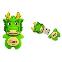 флешка Mirex 16GB 13600-KIDGDR16 Зеленый