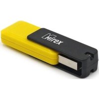 флешка Mirex 32GB 13600-FMUCYL32 Черный, желтый