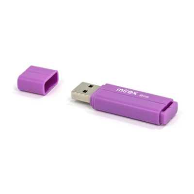 флешка Mirex 8GB 13600-FMULVT08 Фиолетовый