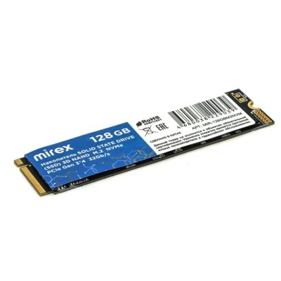 SSD диск Mirex M2NVM 128Gb MIR-128GBM2NVM Черный