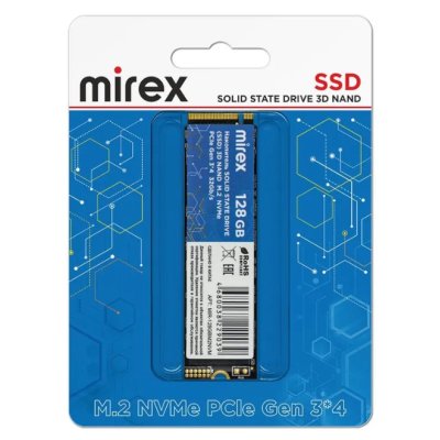 SSD диск Mirex M2NVM 128Gb MIR-128GBM2NVM Черный