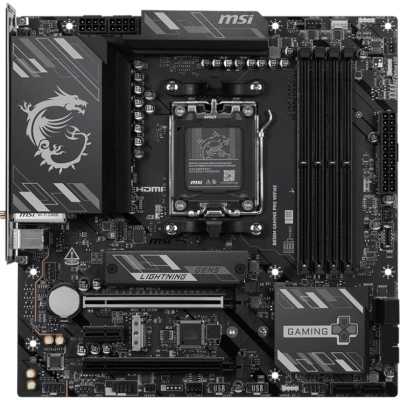 материнская плата MSI B850M Gaming Pro WIFI6E Черный