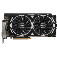 видеокарта MSI GeForce GTX 1060 Armor 6G OC