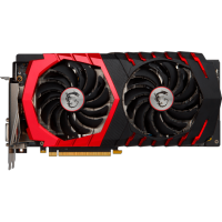 видеокарта MSI GeForce GTX 1060 Gaming X+ 6G