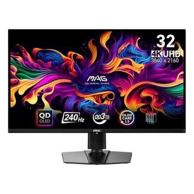 монитор MSI MAG 321UPX QD-OLED Черный