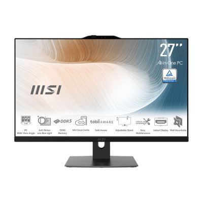 моноблок MSI Modern AM272P 1M-890-wpro Черный