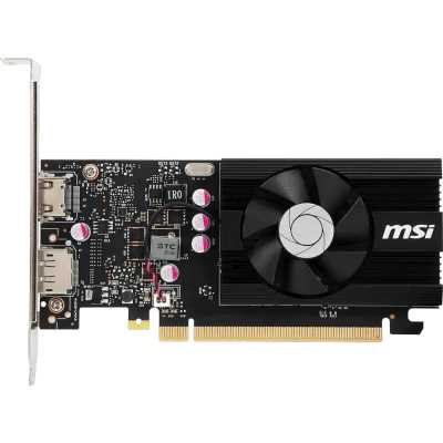 видеокарта MSI nVidia GeForce GT 1030 4GD4 LP OC Черный