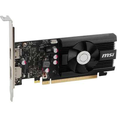 видеокарта MSI nVidia GeForce GT 1030 4GD4 LP OC Черный