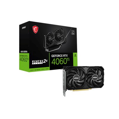 видеокарта MSI nVidia GeForce RTX 4060 Ti Ventus 2X Black E1 8G