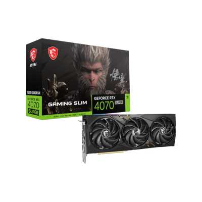 видеокарта MSI nVidia GeForce RTX 4070 Super Gaming Slim Wukong Edition 12G
