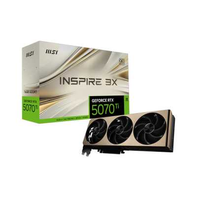 видеокарта MSI nVidia GeForce RTX 5070 Ti 16G Inspire 3X OC Plus