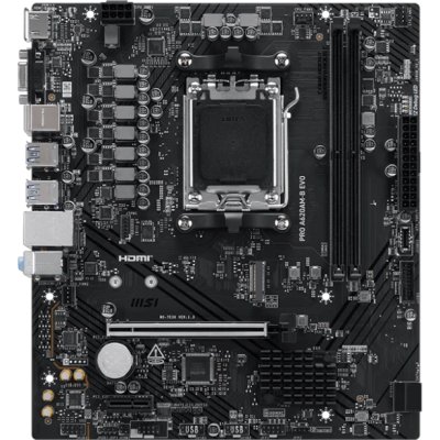 материнская плата MSI Pro A620AM-B Evo Черный