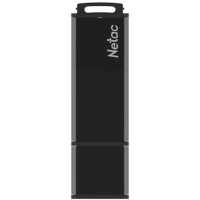 флешка Netac 128GB NT03U351N-128G-30BK Черный, серебристый