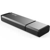 флешка Netac 128GB NT03U351N-128G-30BK Черный, серебристый