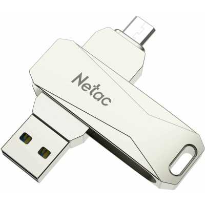 флешка Netac 128GB NT03U782C-128G-32PN Серебристый