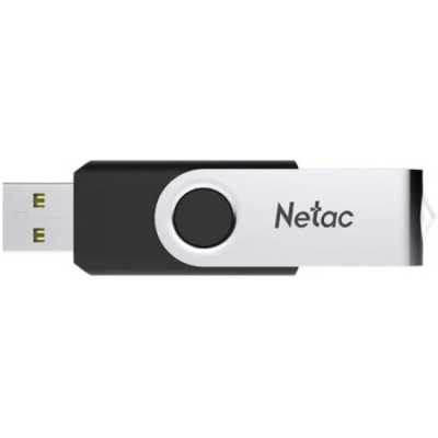 флешка Netac 4GB NT03U505N-004G-20BK Черный, серебристый