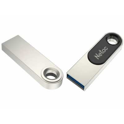 флешка Netac 64GB NT03U278N-064G-32PN Черный, серебристый