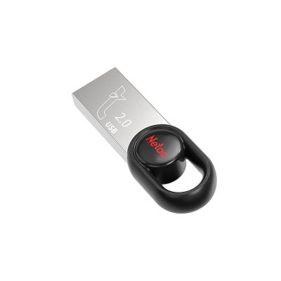 флешка Netac 64GB NT03UM2N-064G-20BK Черный, серебристый