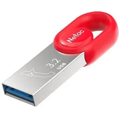флешка Netac 64GB NT03UM2N-064G-32RE Серебристый