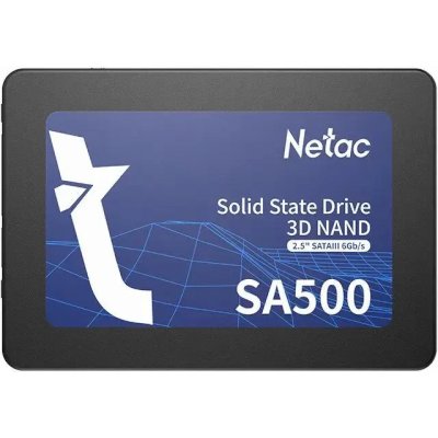 SSD диск Netac SA500 480Gb NT01SA500-480-S3X Черный