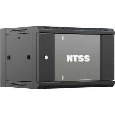 телекоммуникационный шкаф NTSS Премиум NTSS-W9U6045GS-2BL Черный