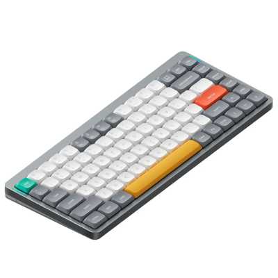 клавиатура Nuphy AIR75v2-LG-25 Серый-белый