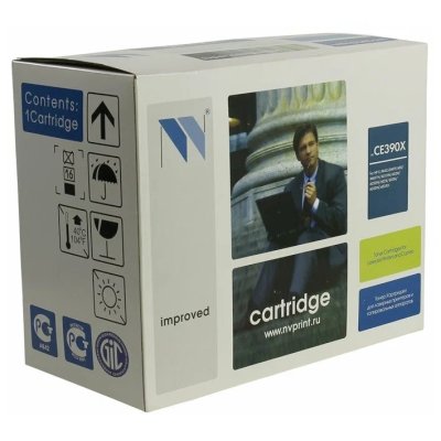 картридж NV Print NV-CE390X черный