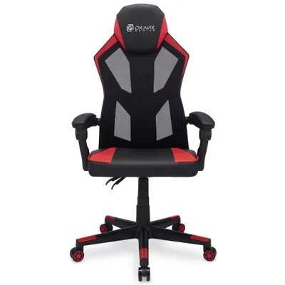игровое кресло Oklick 121G Black/Red черно-красный
