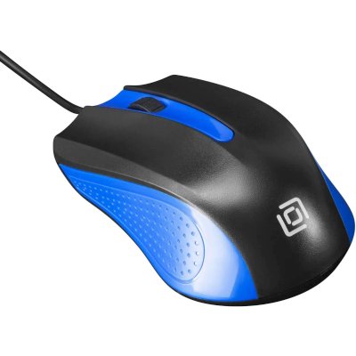 мышь Oklick 225M Black-Blue Черный-синий
