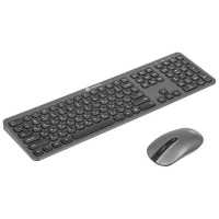 клавиатура Oklick 300M Grey 1488402 Серый-черный