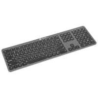 клавиатура Oklick 300M Grey 1488402 Серый-черный