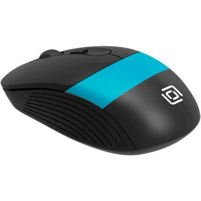 мышь Oklick 310M Black-Blue Черный-голубой
