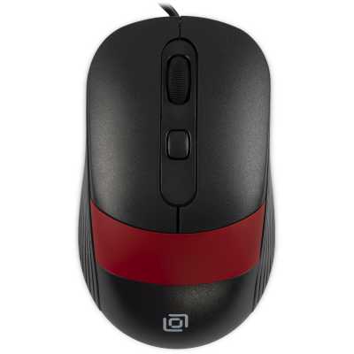 мышь Oklick 310M Black-Red Черный-красный